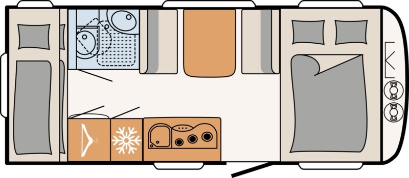 DETHLEFFS C´GO 495 QSK inklusive Klimaanlage