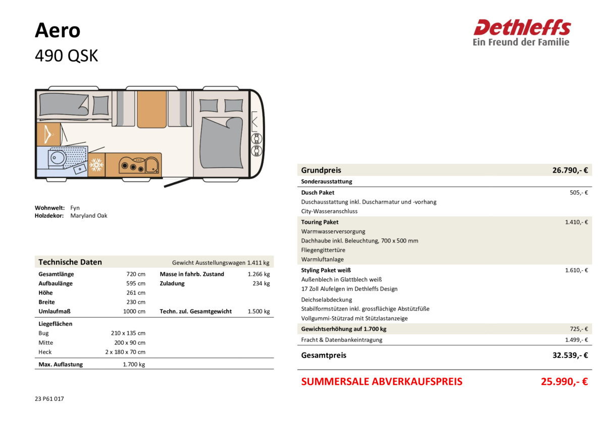 Dethleffs AERO 490 QSK – Bild 18