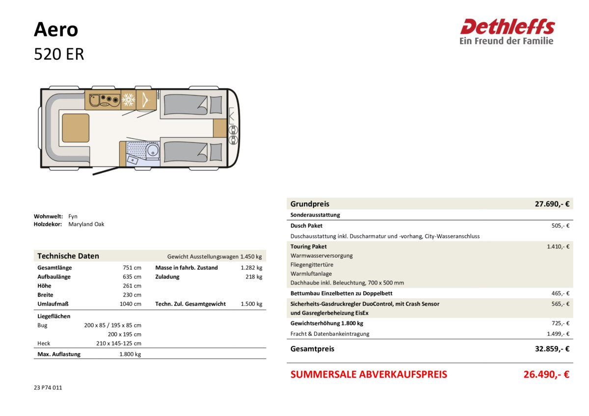 Dethleffs AERO 520 ER – Bild 13