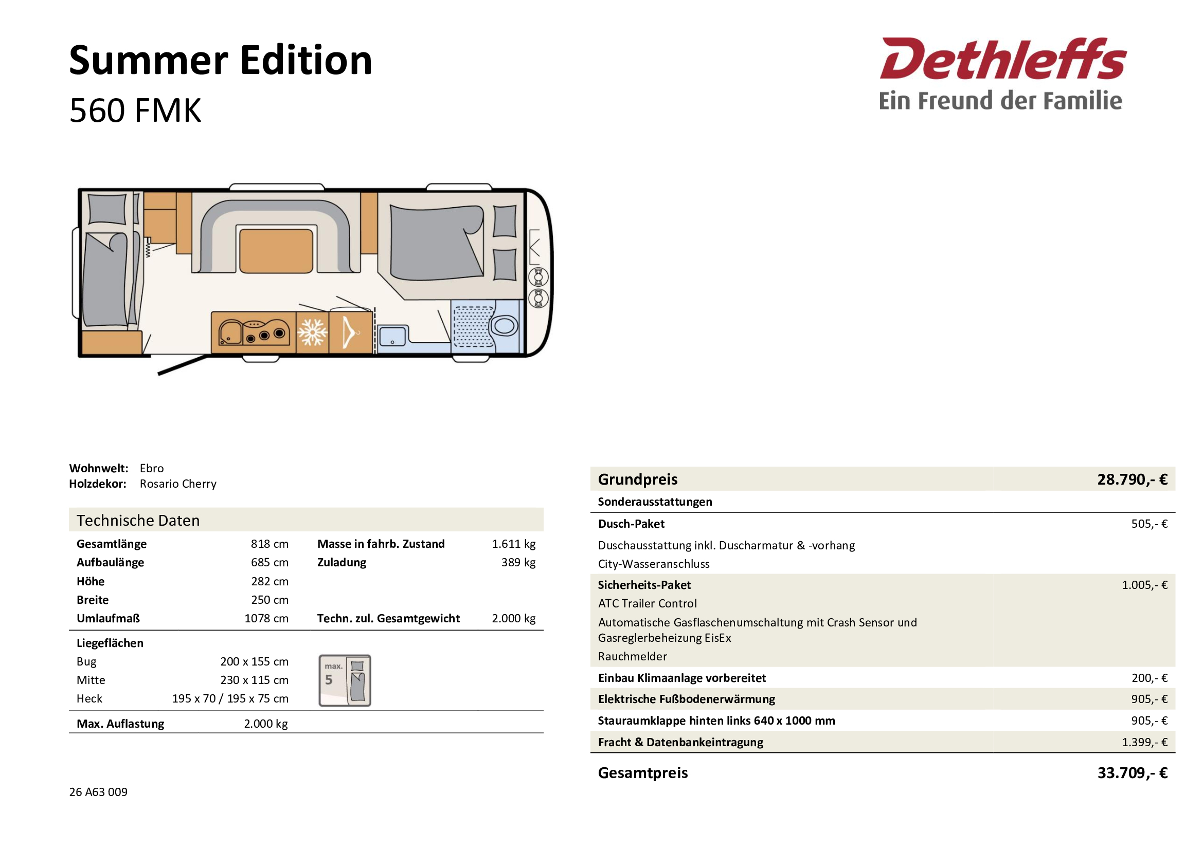 Dethleffs Summer Edition 560 FMK – Bild 3