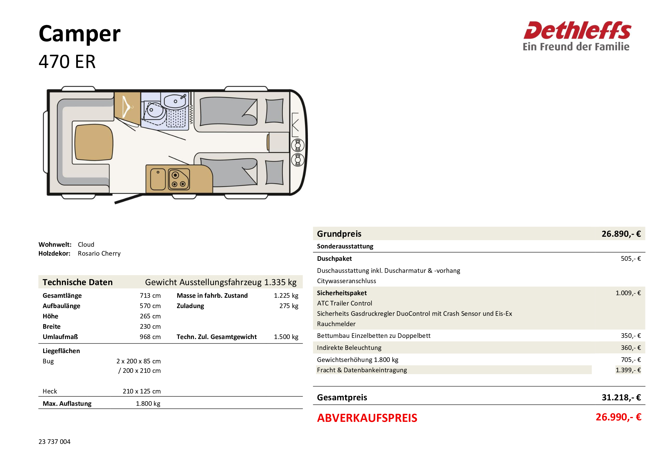 Dethleffs AERO 520 ER – Bild 13