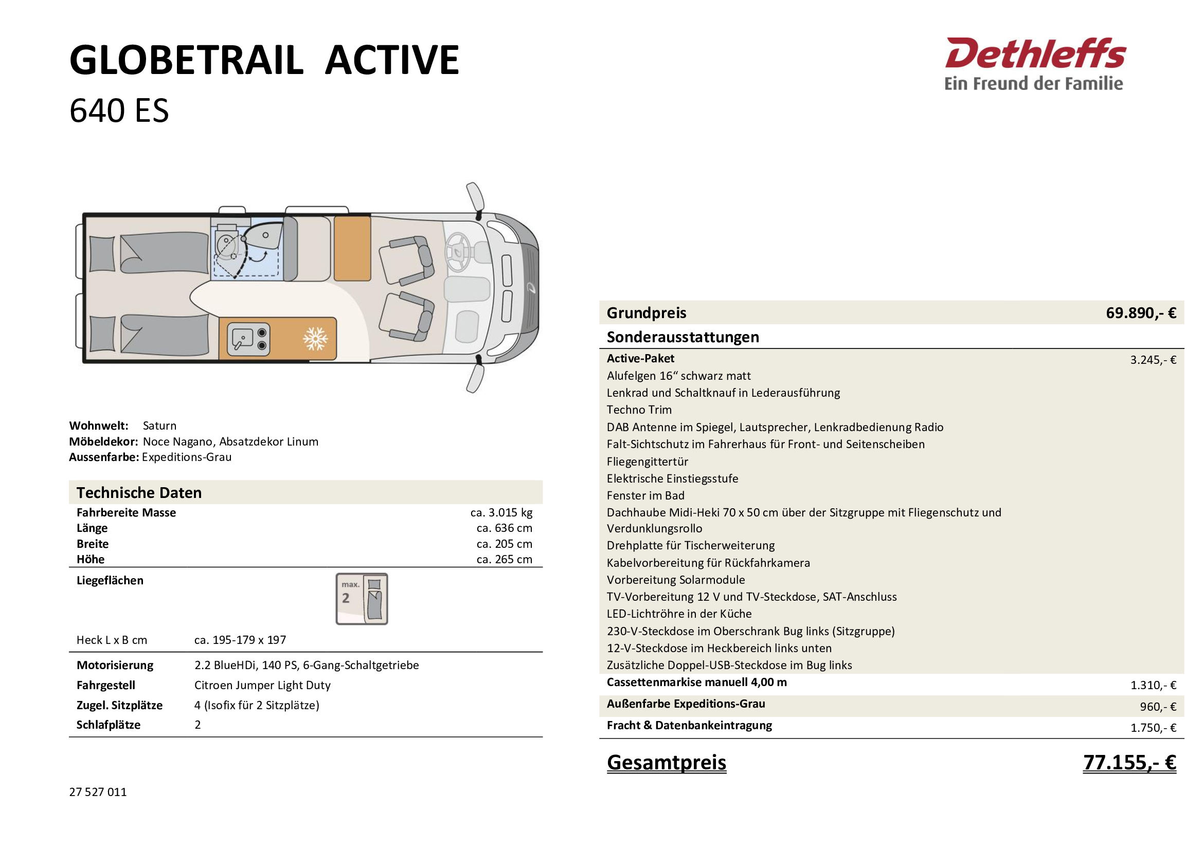 Dethleffs Globebus I 1 Active, mit Automatik – Bild 7